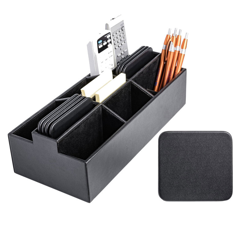 Polston Black Remote Control Holder