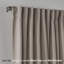 Paire de rideaux obscurcissant avec pattes de couleur unie-900887512-900887509