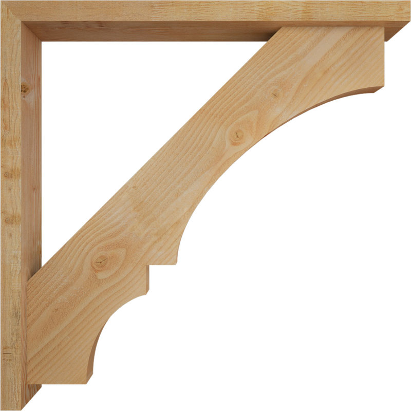 Support de bloc Balboa avec entretoise décalée, 40 x 40, Sapin Douglas de l 4 po (scié brut)