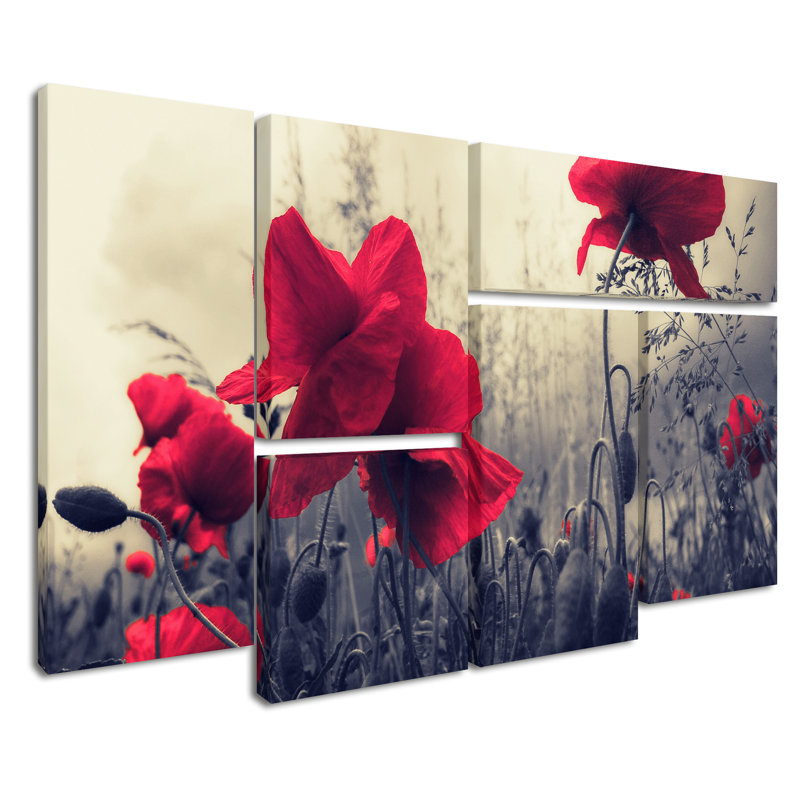 «Red For Love», ensemble de 6 reproductions de photos