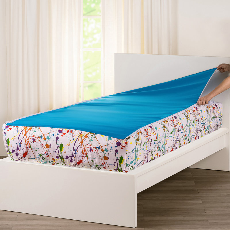  Splashed & Splattered Bunkie Deluxe All-In-One Zipper Bedding Set, Full / Double