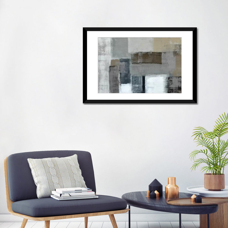 « the labyrinthe », impression sur toile, H 24 po x l 32 po x P 1 po, Papier d'art encadré noir, Blanc