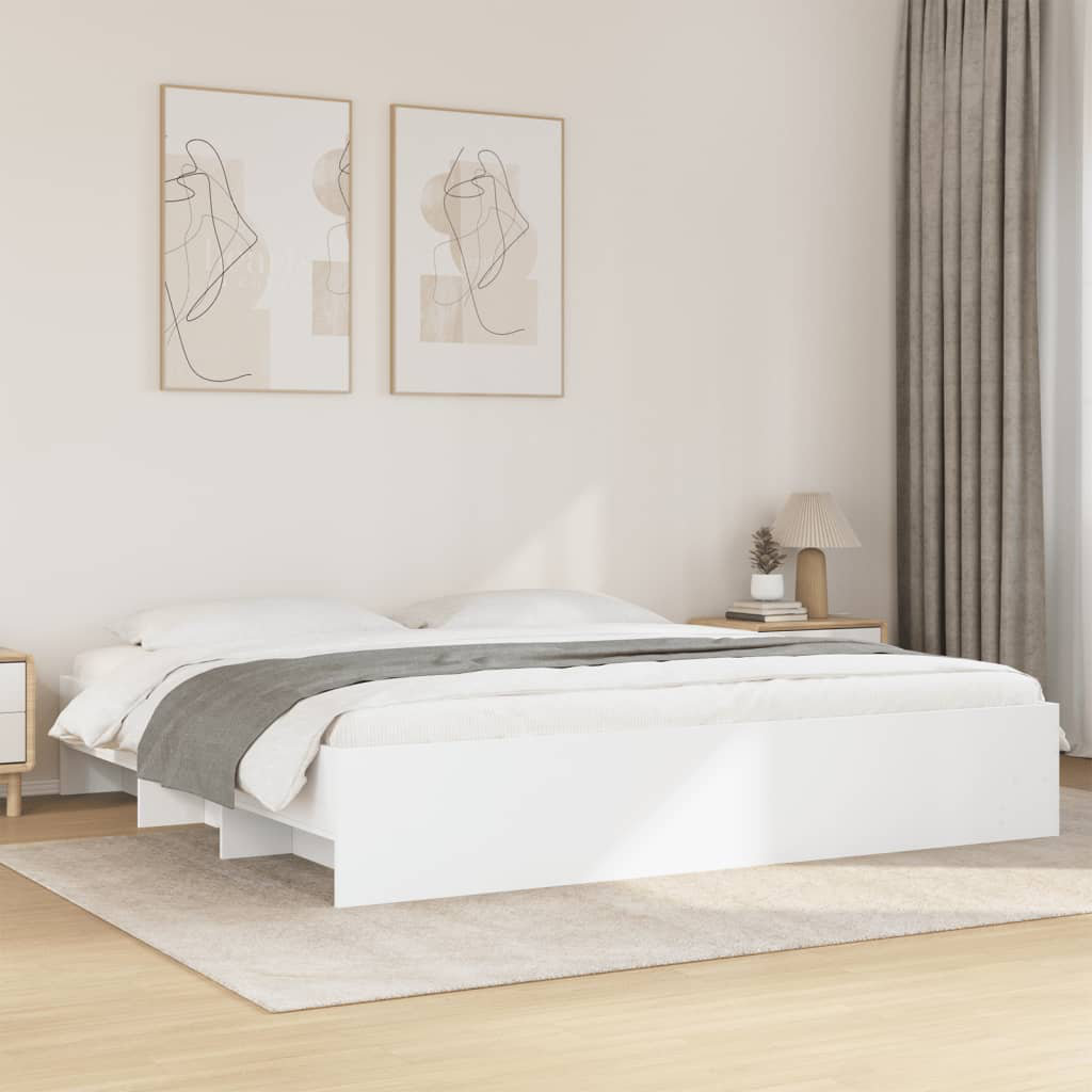 Vidaxl Bed Frame Without Mattress Engineered Wood