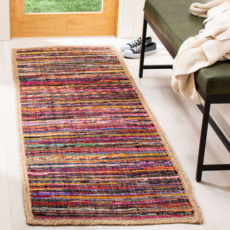 Naveen Hand Woven Cotton And Jute Abstract Rug