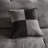 7 Piece Comforter - Grey King Faux Suede With Decorative Pillows Size Solid Color