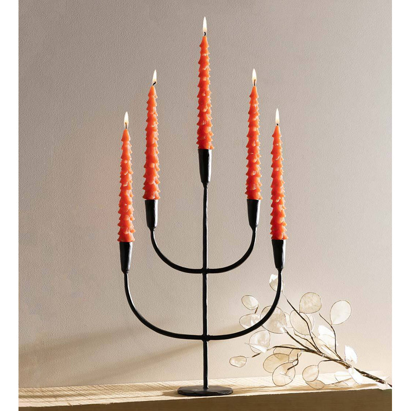 20.5'' H Iron Tabletop Candelabra