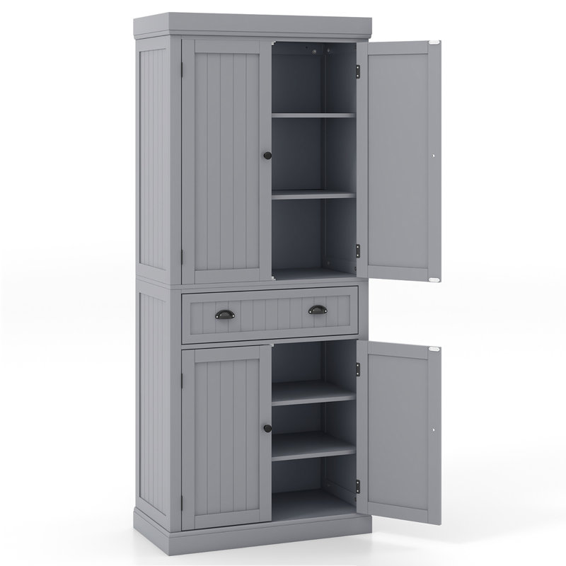 Arkeia 72'' Kitchen Pantry, Gray