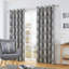 Woodland Mayall Eyelet Room Darkening Curtains-16542673-16542678