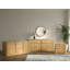 Commode de rangement à 6 tiroirs en bois de chêne massif l 72 po Scotty-1151435606