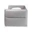 Lit de jour simple en velours gris clair Alishia Baxton Studio Finch-102079534