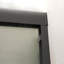 Cabine de douche à porte coulissante double l 48 po x H 76 po, noir mat 5/16 po (8 mm)