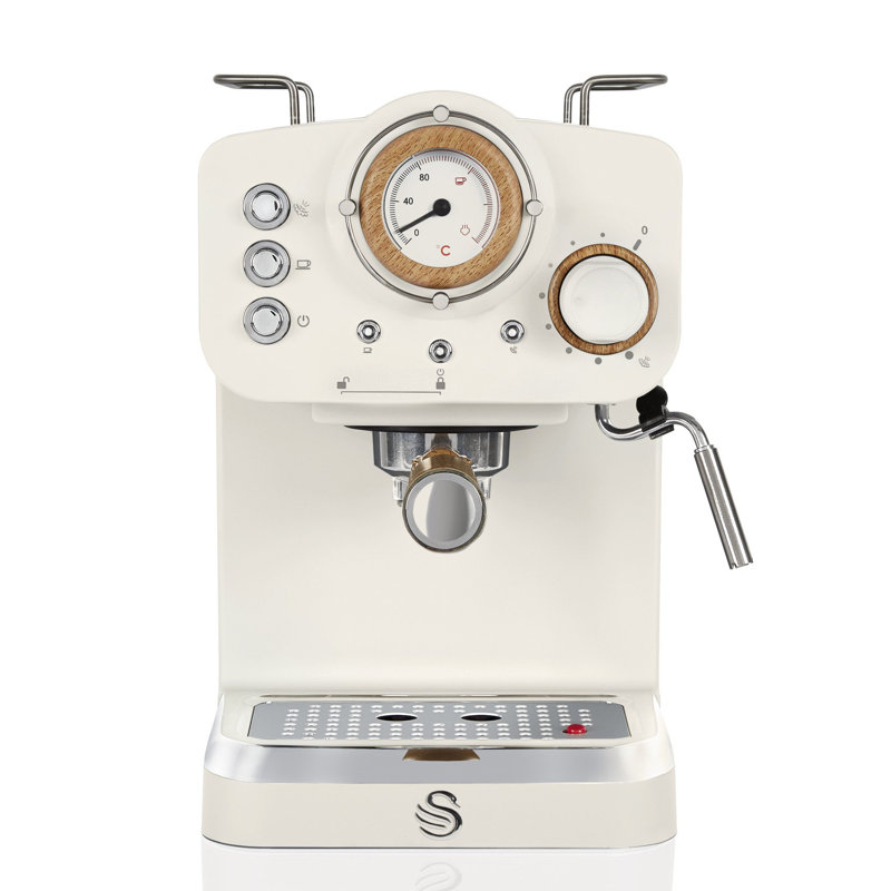 Nordic Coffee & Espresso Combo Machine, White