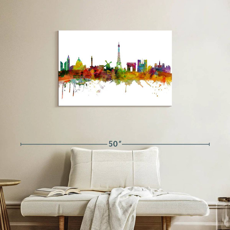 Skyline Sirci Paris France VI, H 24 po x l 36 po