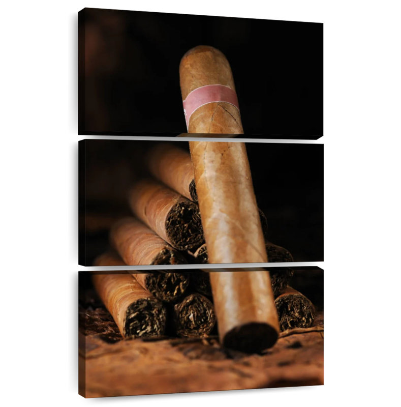 Senne Stacked Cuban Cigars, 38" H x 24" W