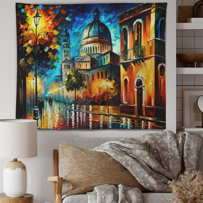 - Tapisserie murale Cityscapes, H 50 po x l 60 po