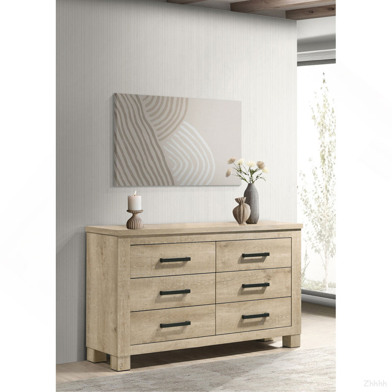 Commode de chambre 6 tiroirs Sansome
