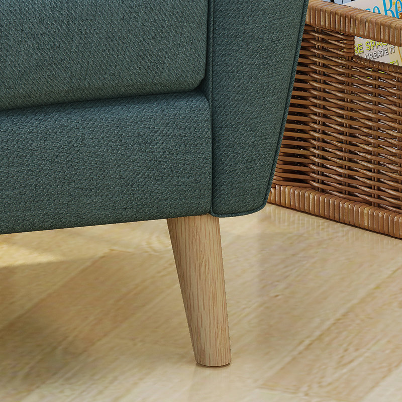 Fauteuil club Mid Century, Blue