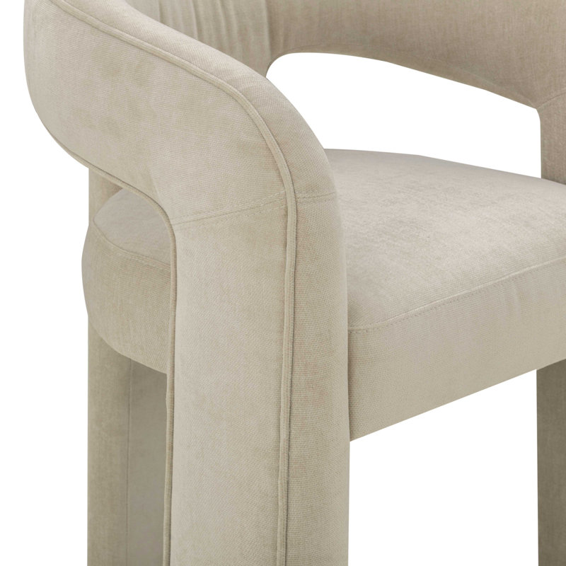 Chaise de salle à manger Malone, Beige
