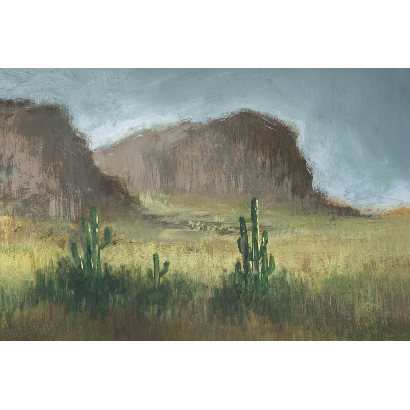 Desert Field III Painting by Leo Mark, Image Brush Gel, 30" H x 45" W x 1.5" D