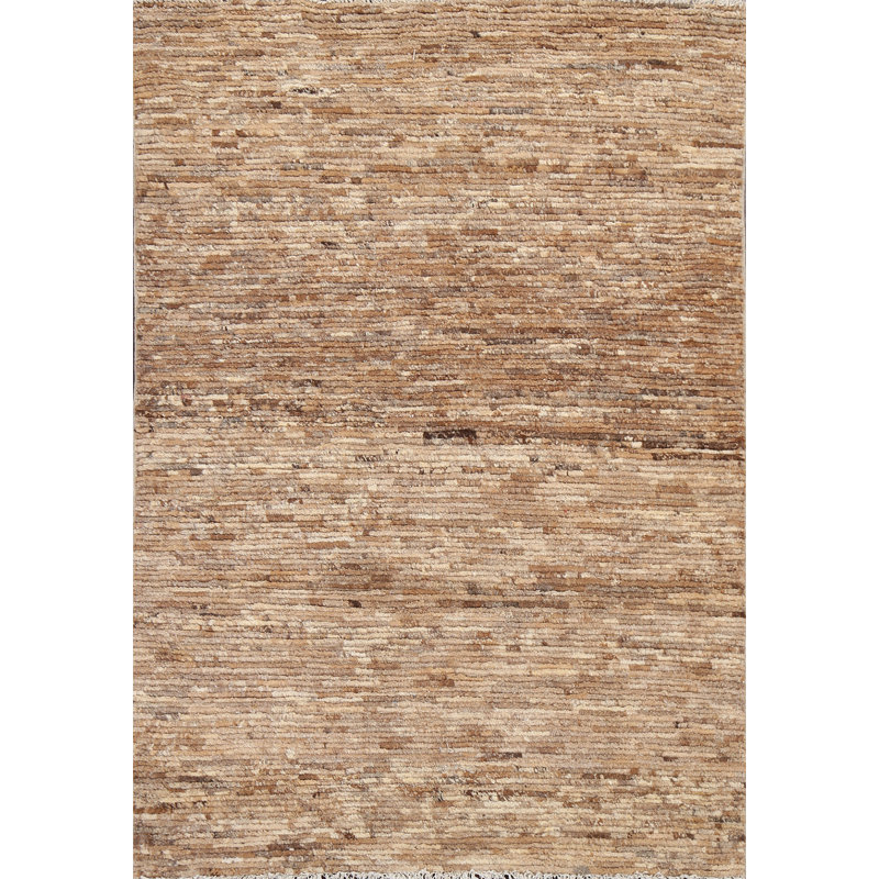 Tapis oriental unique Gabbeh Kashkoli noué à la main 4 pi 4 po x 5 pi 9 po