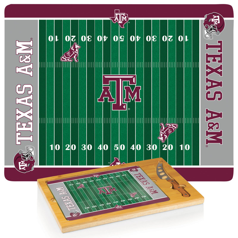 Plateau pour le fromage à couper icône de football ncaa, Texas A&M Aggies