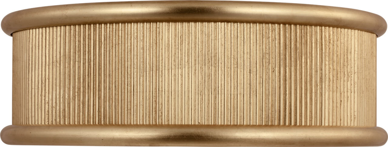 Rigsby Flush Mount, 6" H x 18" W x 18" D, Gild