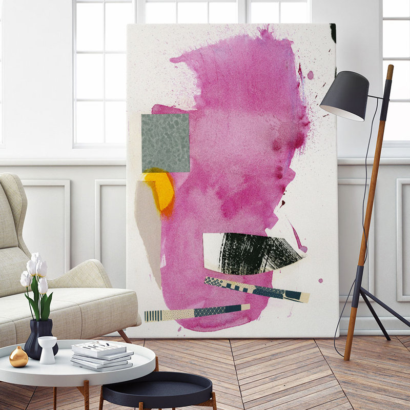 Reproduction d’art sur toile tendue « haiku v » par jodi fuchs, H 84 po x l 54 po x P 1,5 po
