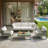 Sylva Modern Modular Patio Sofa,full set