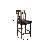 4 person Counter Height Dining Set Wood Dining Table Set