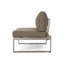 Fauteuil avec accoudoir gauche, couleur kaki, fabriqué en bois, 64,44 po P x 30,96 po x H 26,69 po, poids du siège en bois de 43,33 lb, spacieux et élégant, profondeur, largeur, hauteur