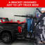 Lève-plateau de camion robuste de 363 kg (800 lb), système de levage réglable pour pick-up, montage sans perçage, acier revêtu de poudre, rouge-136062425