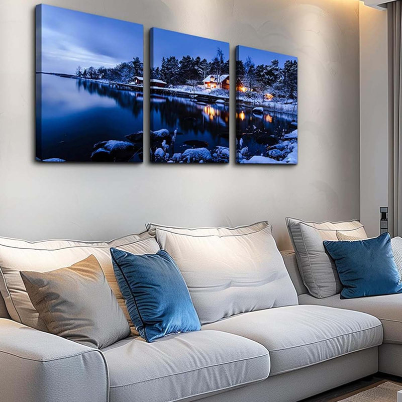 3 Piece Wrapped Canvas Print