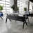 Commercial Nesting Flip Training Table With Steel Frame And Y-Legs-2090174364-2090174339