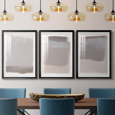Série ABSTRACT DCCXLII - Impression sur mesure de qualité supérieure avec mat - 3 pièces