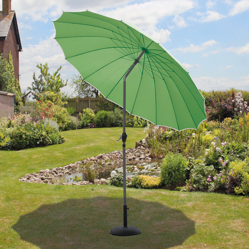 Parasol de marché 9 pi Wendelgard, Vert