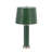 Crocodile Textured Faux Leather Table Lamp - Green