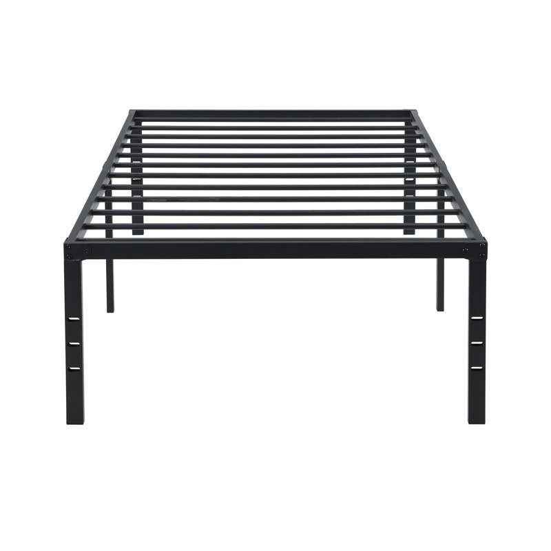 King Size Bed Frame , Heavy Duty Metal Bed Frame , Quick   Easy Assembly, Black, Twin