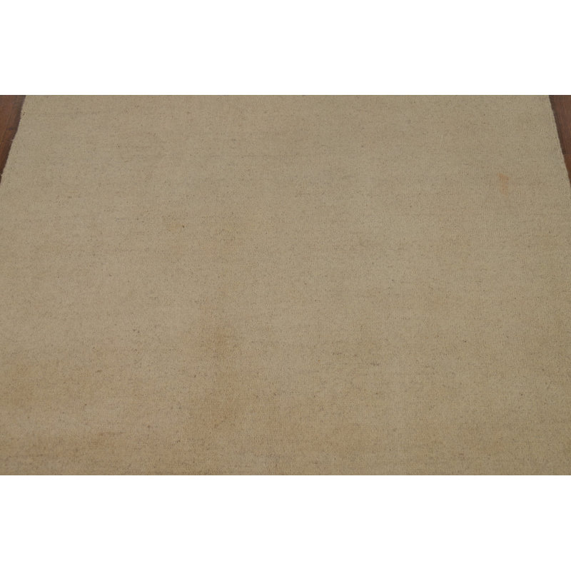Tapis oriental beige et beige Gabbeh moderne 4 x 6