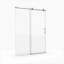 Porte de douche coulissante simple, porte de salle de bain sans cadre pour douche à l'italienne-123272739