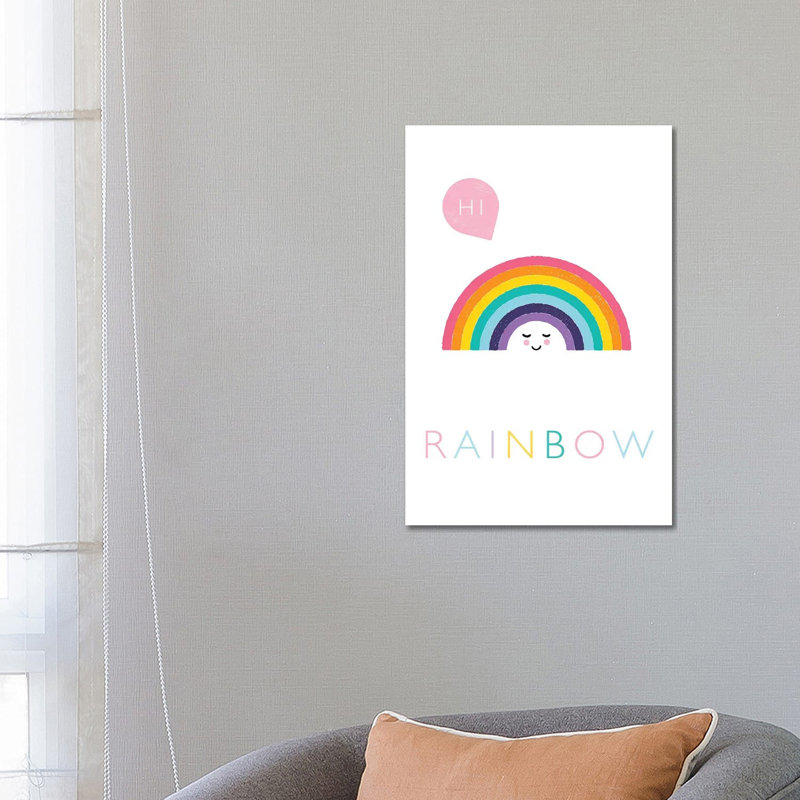 Rainbow by PaperPaintPixels - Wrapped Canvas Print, 66.04 cm H x 45.72 cm W x 1.91 cm D