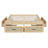 Delano Wooden Platform Bed Frame with 6 Storage Drawers-125285650-125285653