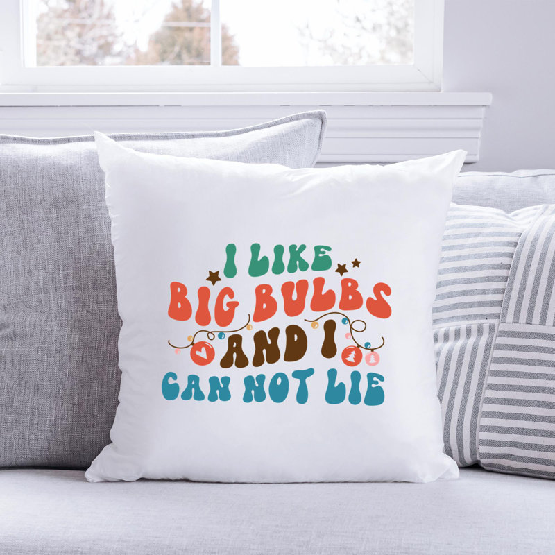 Coussin en polyester ChristmasFunny-13, 18 po x 18 po