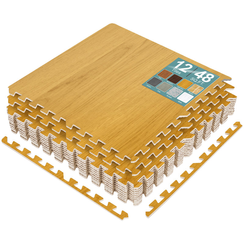 Tapis de sol en mousse 24 po x 24 po Sorbus, brun doré, Golden Brown