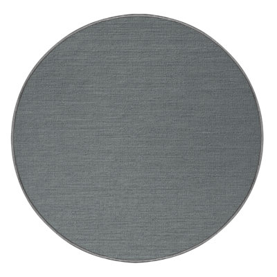 Tapis gris uni lavable à la machine