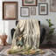 Colorful Waltz Garden - 1 Pièce Premium Sherpa Couverture - Luxueux Art Print Design-97350500