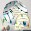 Teal Modern Geometric Tiles - Centre Wave Decorative Mirror-101223658