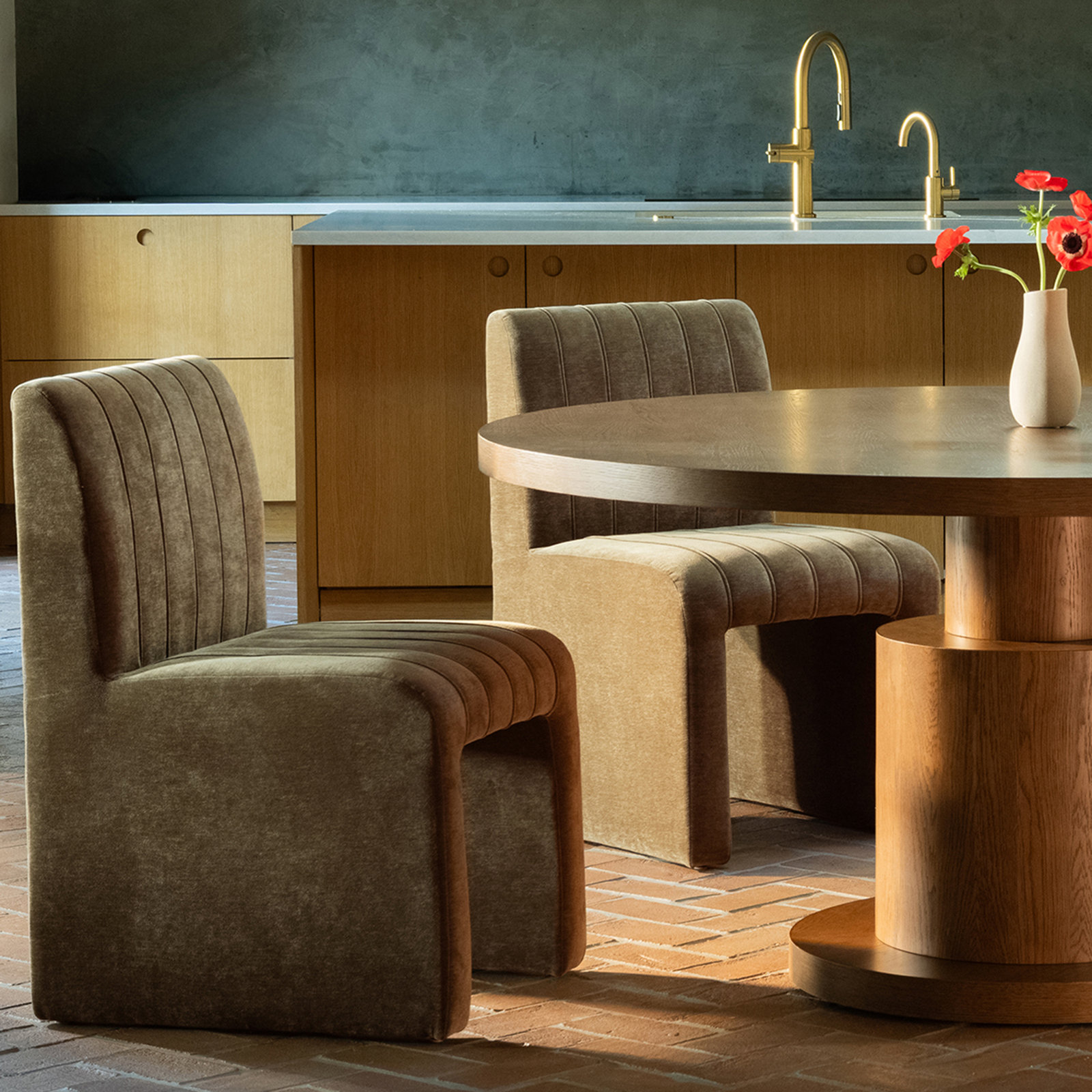 Nashira Dining Chair, Green