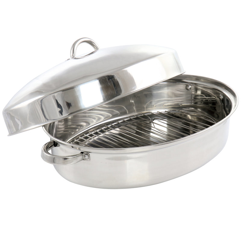 20.5'' Stainless Steel Roasting Pan Yes