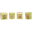 Spring 4 - Piece Rabbit Chick Decoupage Boxes Decorative Accent Set