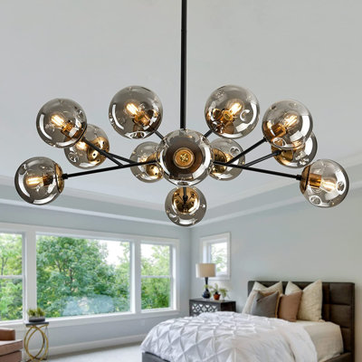 Lustre sphérique spoutnik 12 lumières Bauke
